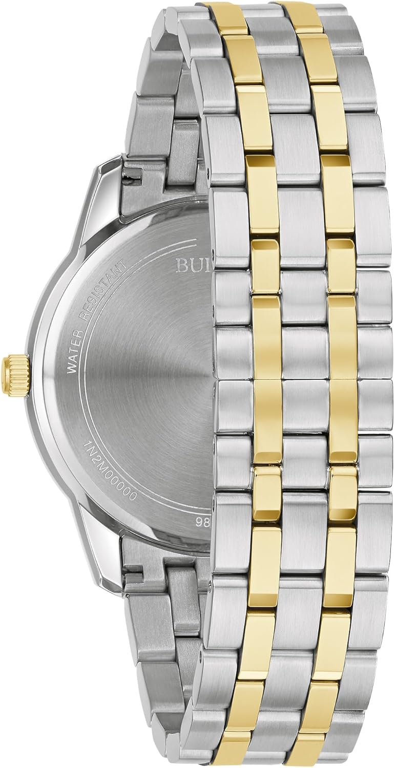 Bulova Men's Classic Sutton 3-Hand Calendar Date Quartz Watch, 40mm
