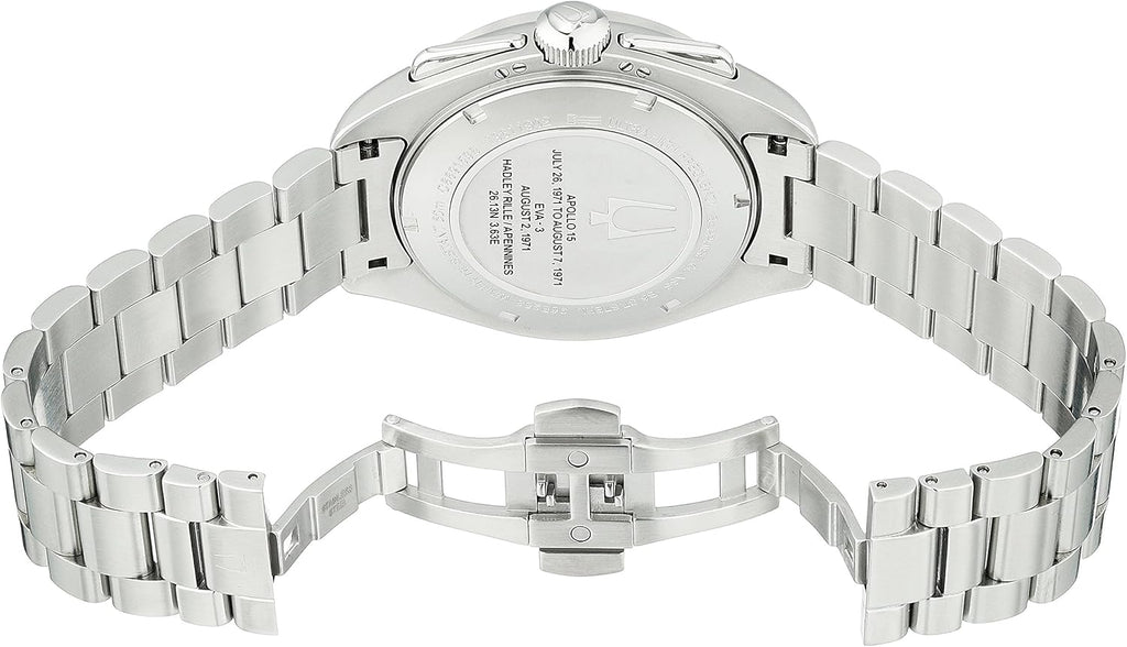 Bulova Men's Archive Series Lunar Pilot 6-Hand Chronograph High Performance Quartz Stainless Steel, Sapphire Crystal Style: 96B258