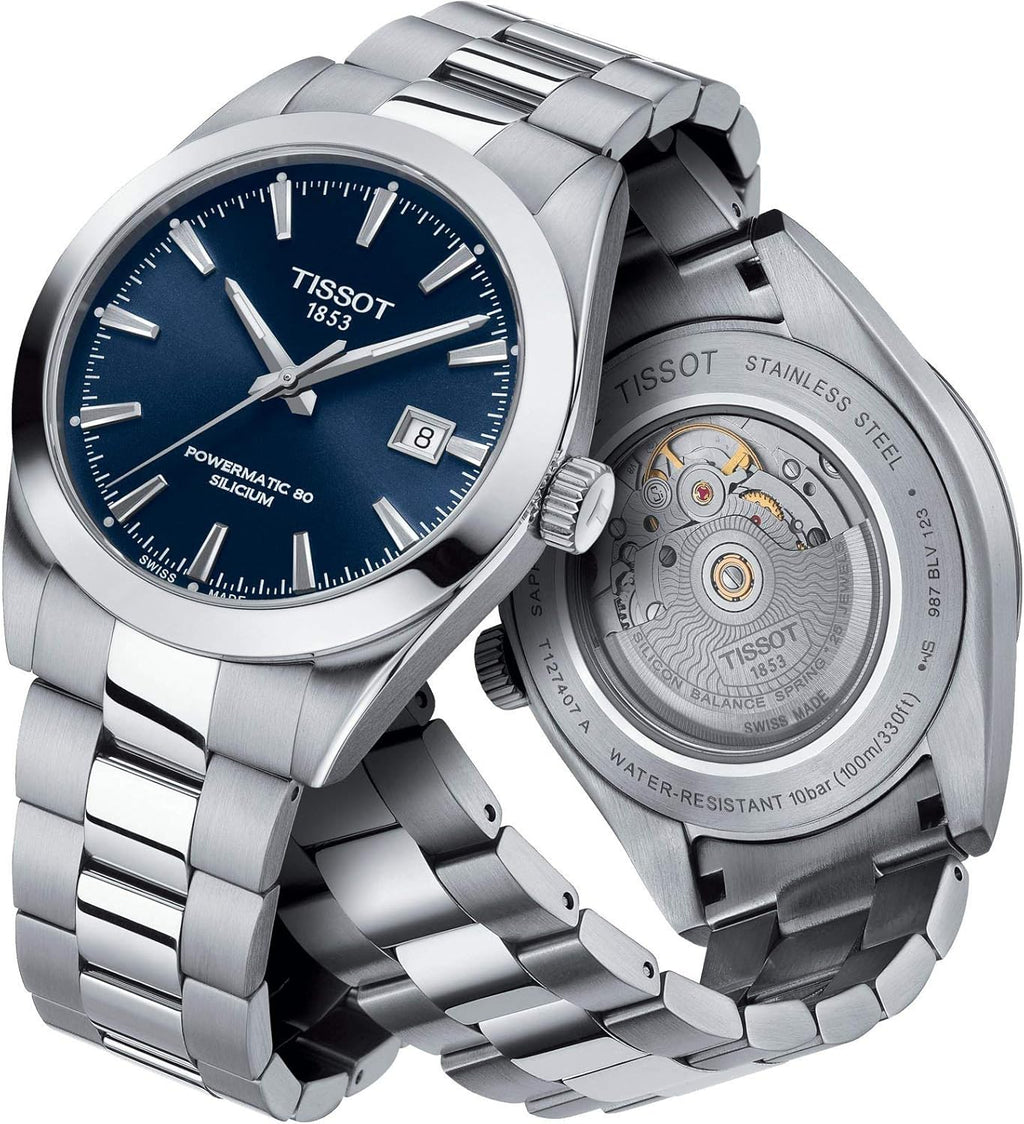 Tissot Mens Gentleman Stainless Steel Dress Watch