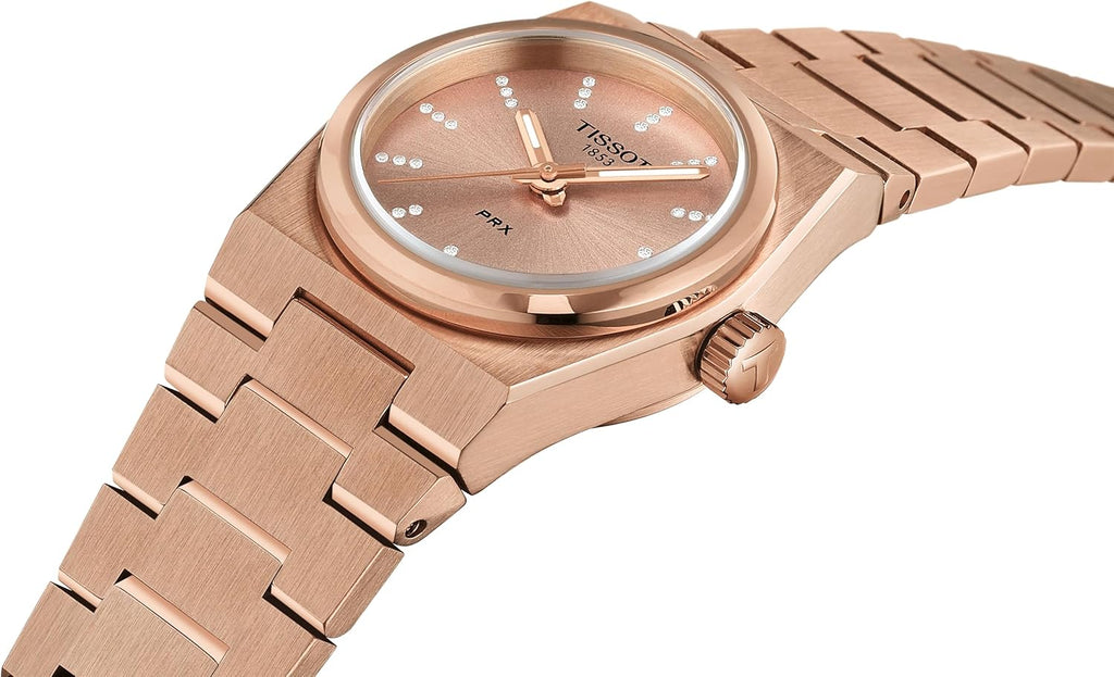 Tissot PRX Quartz 25mm, Swiss Quartz Watch for Women, Stainless Steel Case, T1370103350600