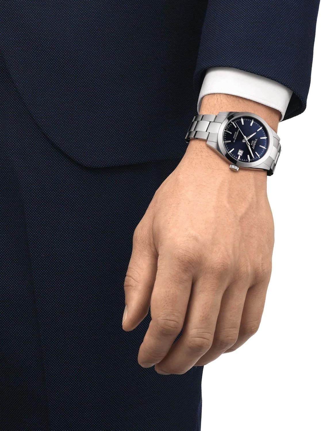 Tissot Mens Gentleman Stainless Steel Dress Watch