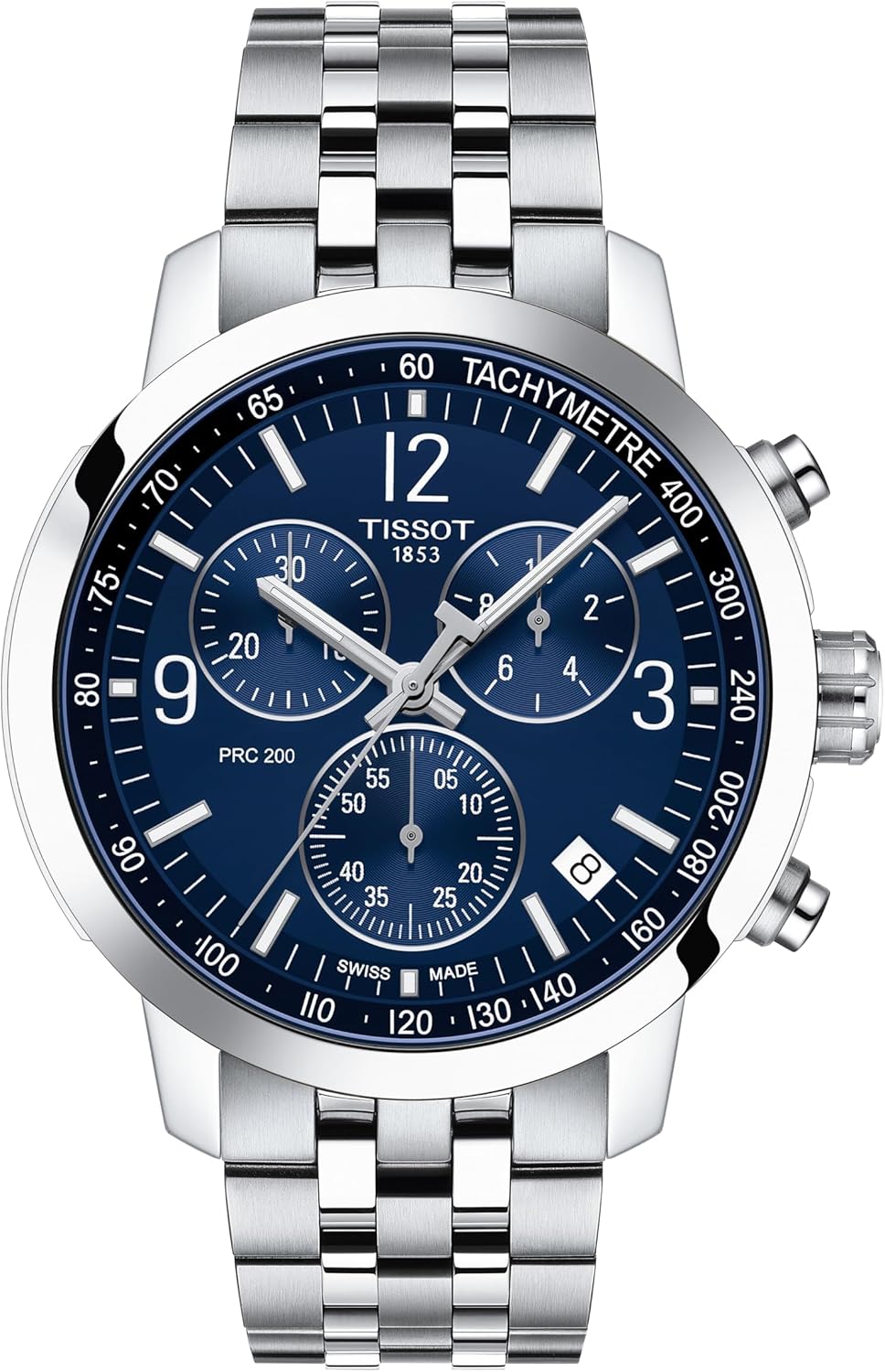 Tissot Men's PRC 200 Gent Chr Qua 316L Stainless Steel case Swiss Quartz