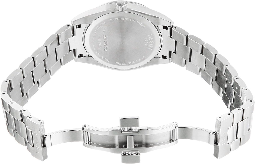 Tissot Mens Gentleman Stainless Steel Dress Watch Grey