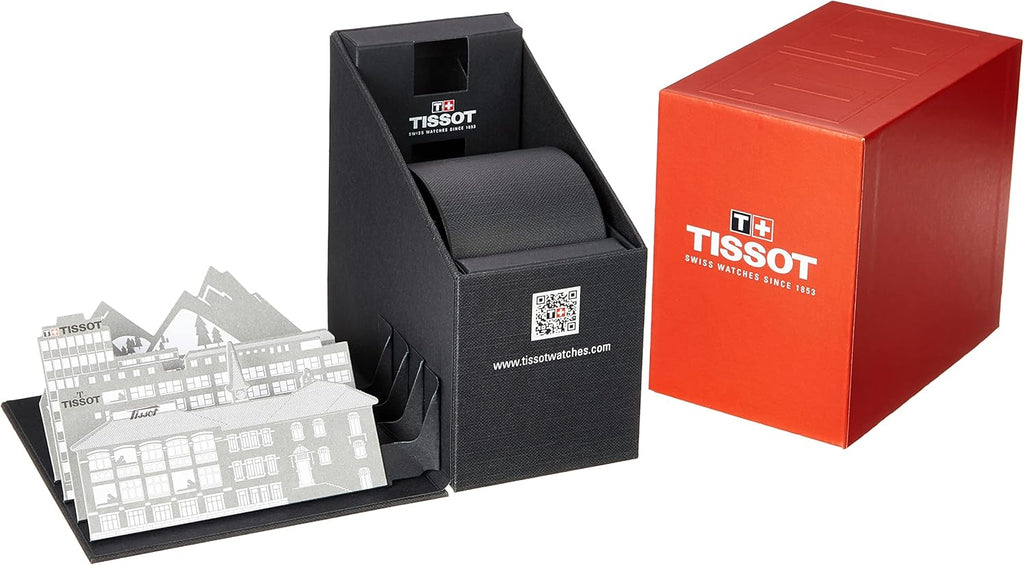 Tissot PRX Powermatic 80, Swiss Automatic Watch for Men, Stainless Steel Case, Black Dial, (Model: T1374071105100)