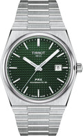 Tissot PRX Powermatic 80, Swiss Automatic Watch for Men, Stainless Steel Case, Green Dial, (T1374071109100)