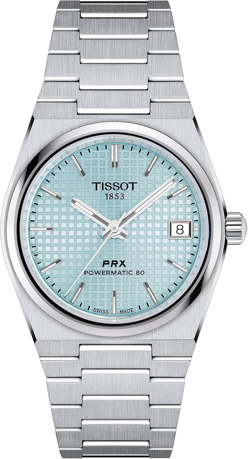 Tissot PRX Powermatic 80 35mm, Swiss Automatic Watch for Men & Women, Stainless Steel, T1372071135100