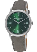 Baume & Mercier Classima Quartz Green Dial Leather Strap Reloj de hombre