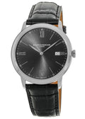 Baume & Mercier Classima Quartz Grey Dial Black Leather Strap Reloj de hombre