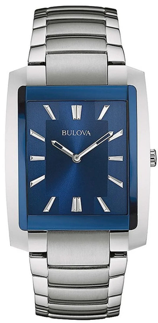 Bulova Classic Blue Dial Stainless Steel Reloj de hombre