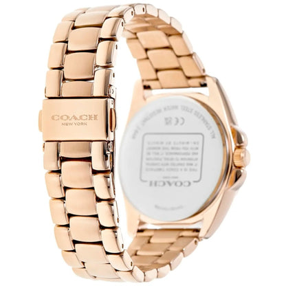 Coach Greyson Carnation Gold Dial Gold Steel