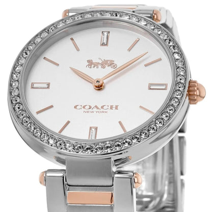 Coach Park Silver Dial Two-Tone Steel