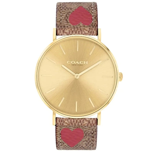 Coach Perry Gold Reloj de mujer