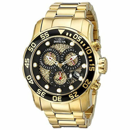 Invicta Pro Diver 18k Gold Ion-Plated Stainless Steel Reloj de hombre