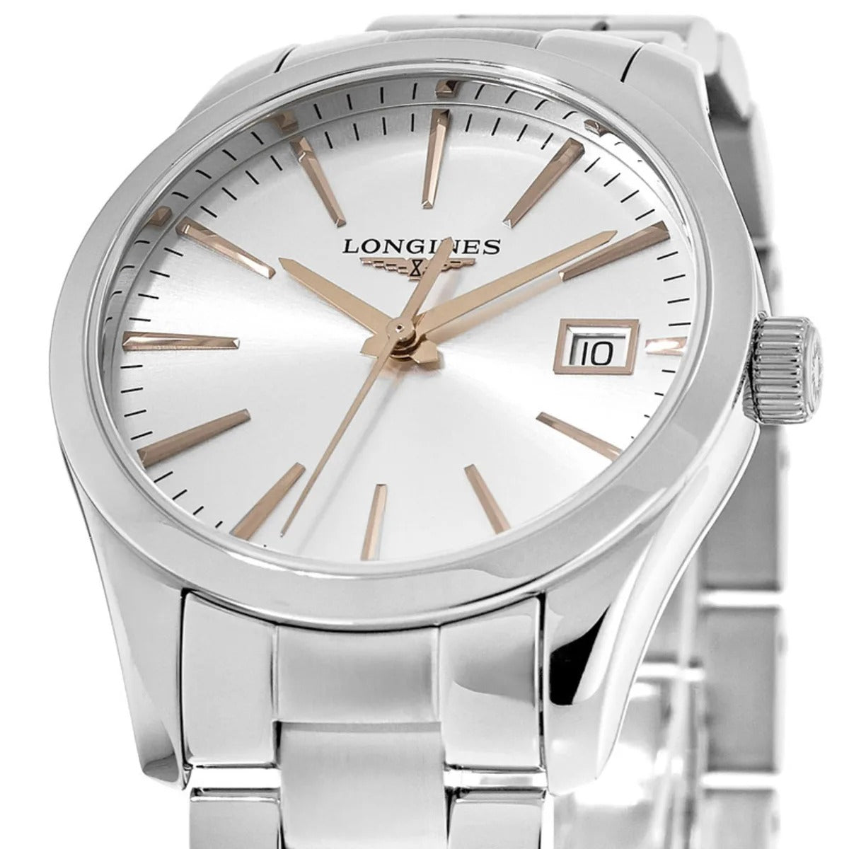 Longines Conquest Classic Silver Dial Stainless Steel