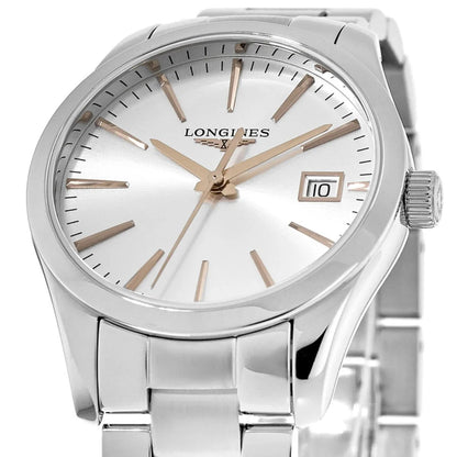 Longines Conquest Classic Silver Dial Stainless Steel