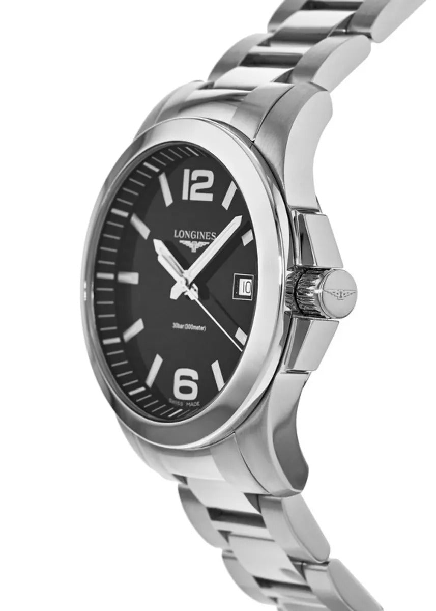Longines Conquest Quartz Black Dial