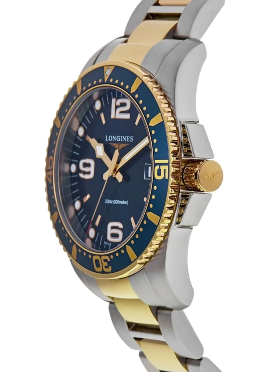 Longines HydroConquest Quartz Blue Dial Two Tone Steel