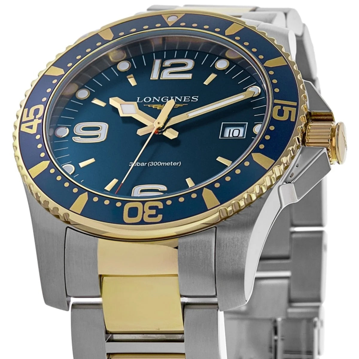 Longines HydroConquest Quartz Blue Dial Two Tone Steel