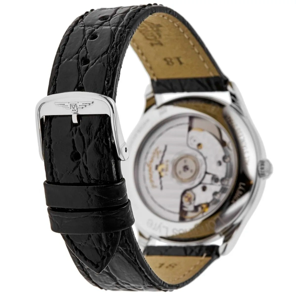 Longines Lyre Automatic White Dial Leather Strap Unisex Watch