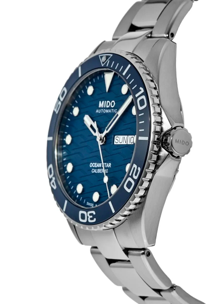Mido Ocean Star 200 C Automatic Blue Dial Steel