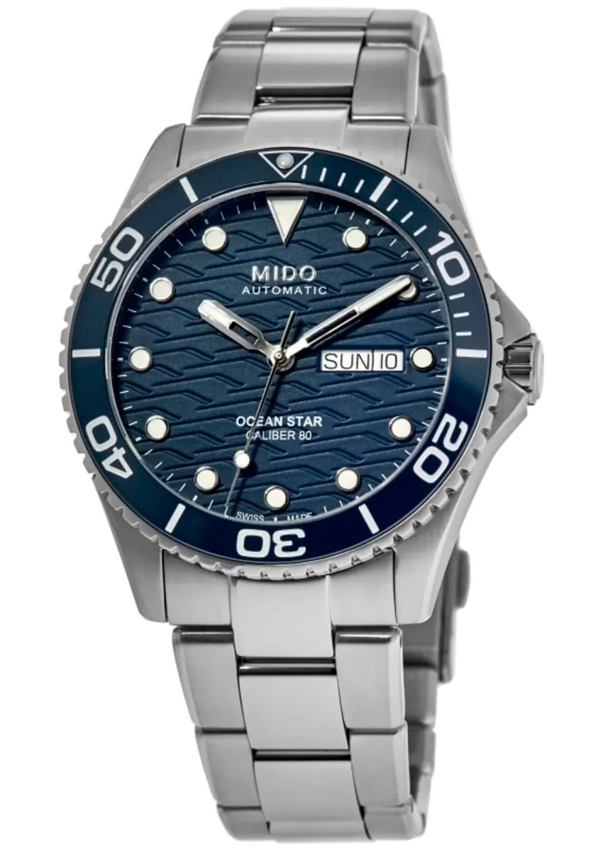 Mido Ocean Star 200 C Automatic Blue Dial Steel Reloj de hombre