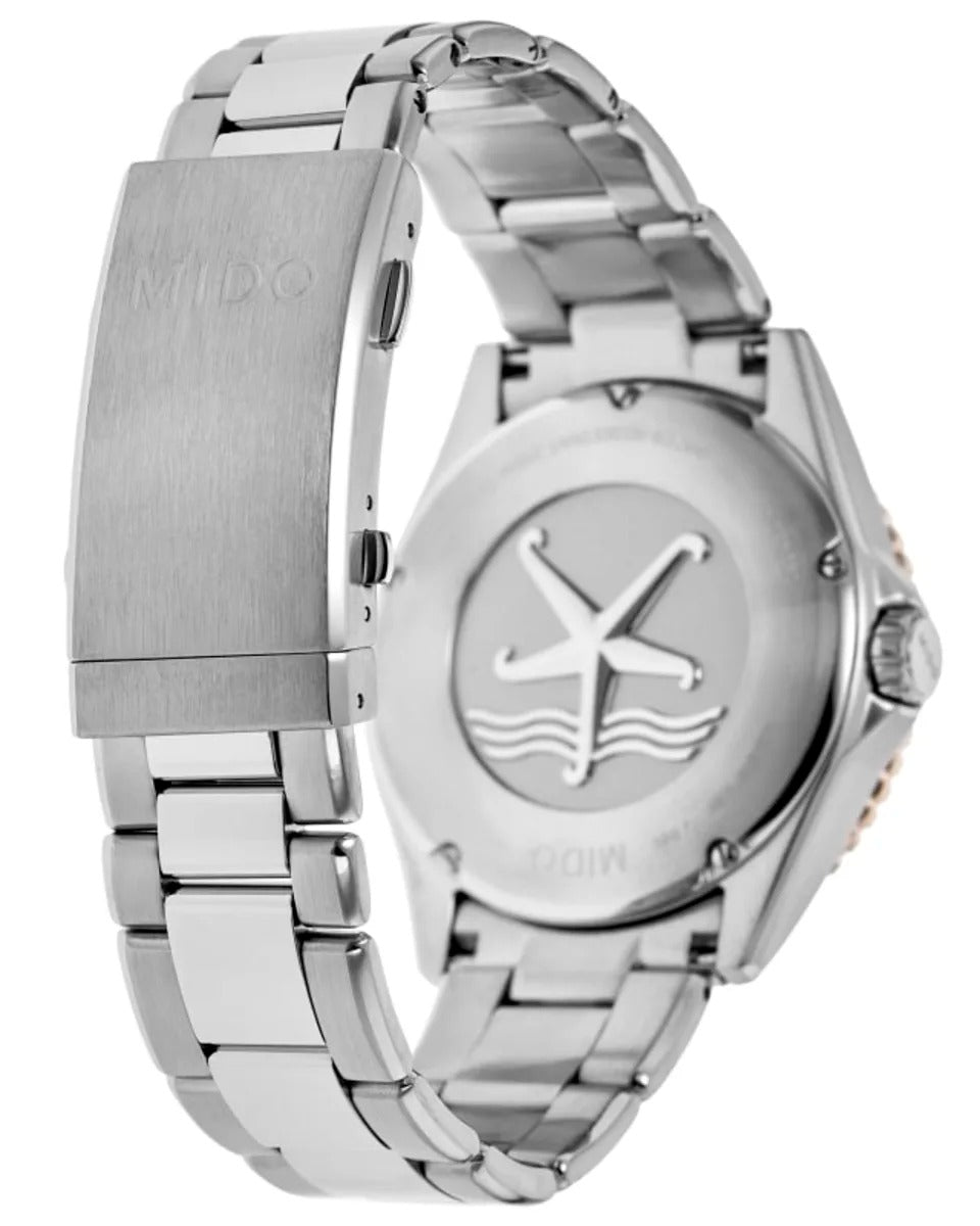 Mido Ocean Star 200 C Black Dial Grey Steel