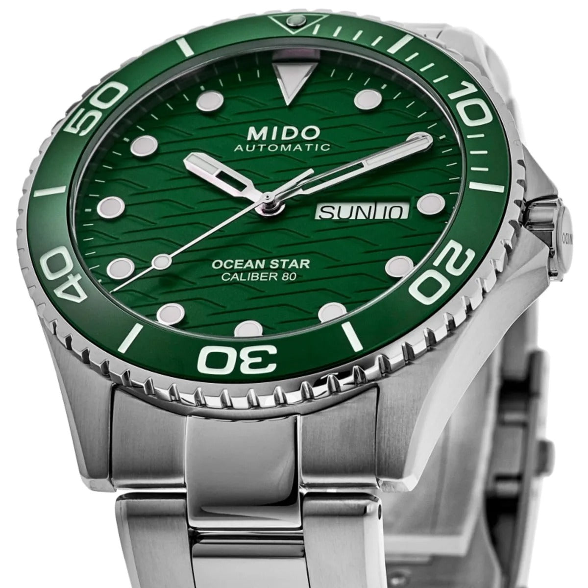 Mido Ocean Star 200 C Green Dial Steel