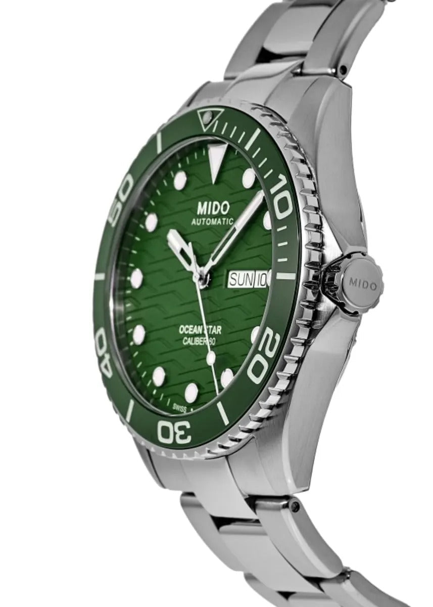 Mido Ocean Star 200 C Green Dial Steel