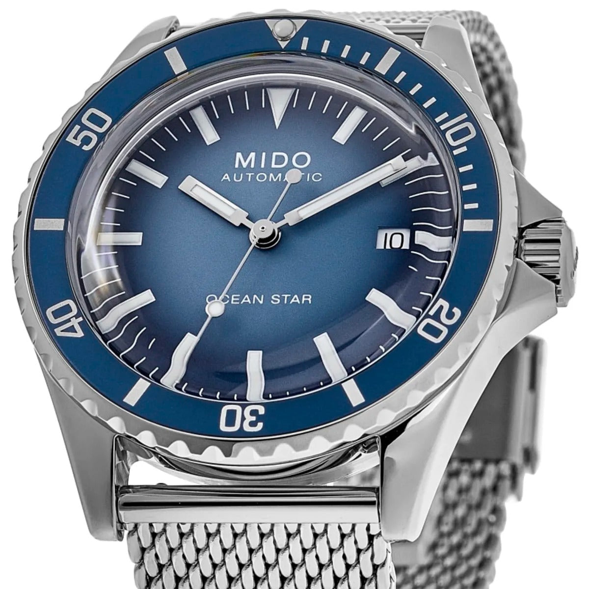 Mido Ocean Star Tribute Blue Dial Steel