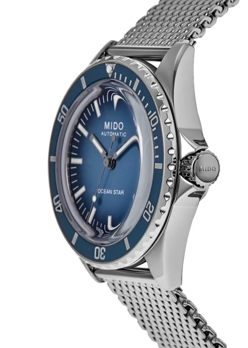 Mido Ocean Star Tribute Blue Dial Steel