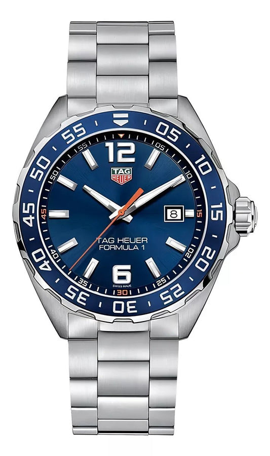 Tag Heuer Formula 1 Quartz 43mm Blue Dial Steel Reloj de hombre