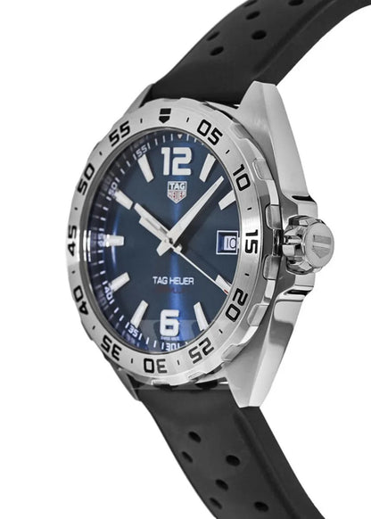 Tag Heuer Formula 1 Quartz Blue Dial Black Rubber Strap