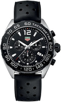 Tag Heuer Formula 1 Quartz Chronograph Black Dial Rubber Strap Reloj de hombre