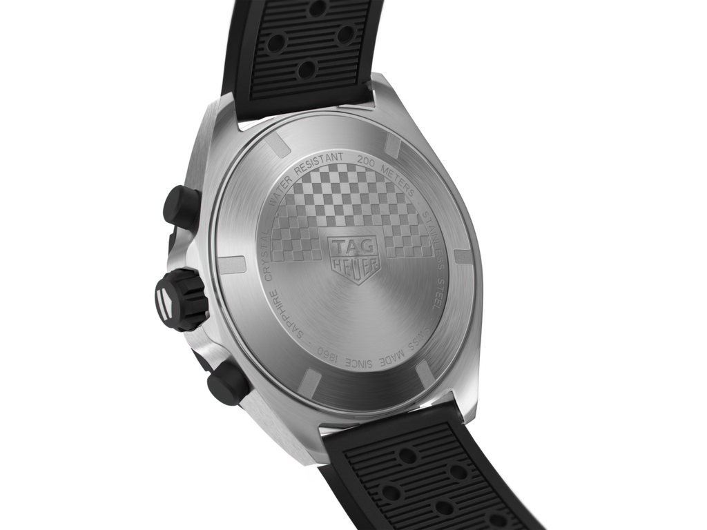 Tag Heuer Formula 1 Quartz Chronograph Black Dial Rubber Strap