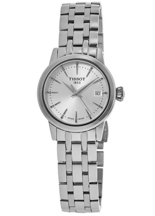 Tissot Classic Dream Lady Silver Dial Stainless Steel Reloj de mujer
