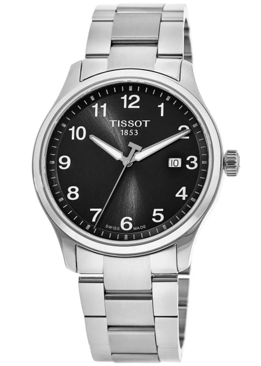 Tissot Classic XL Black Dial Stainless Steel Reloj de hombre
