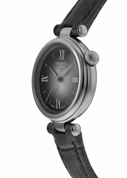 Tissot Desir Powermatic 80 Silver Dial Leather Strap