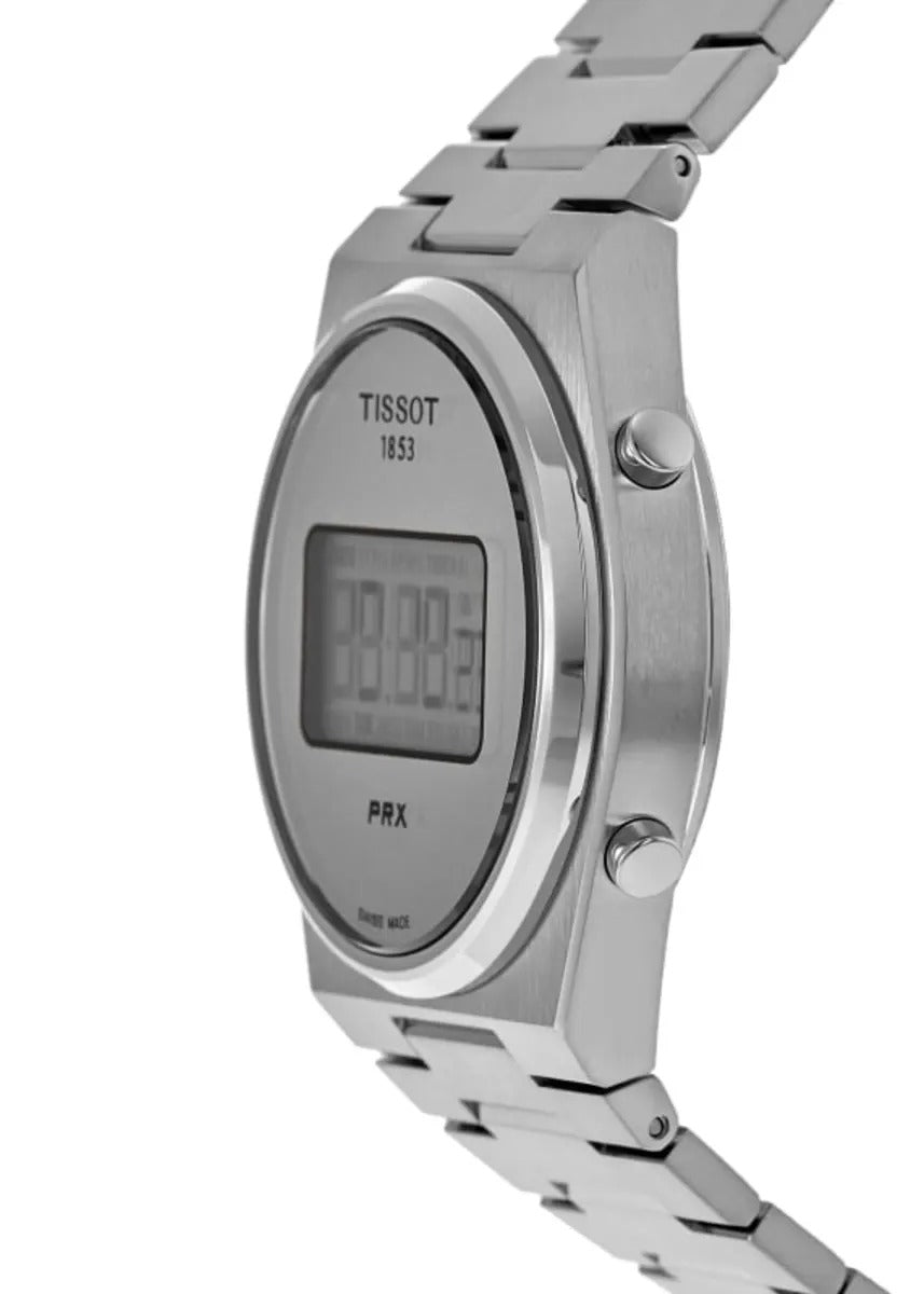 Tissot PRX 39mm Silver Digital Dial Steel