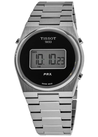 Tissot PRX Digital 35mm Quartz Black Dial Steel Reloj de mujer