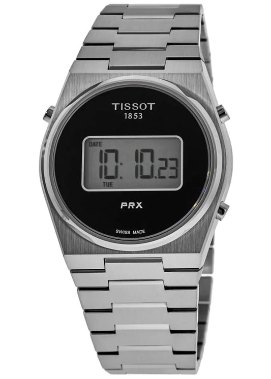 Tissot PRX Digital 35mm Quartz Black Dial Steel Reloj de mujer