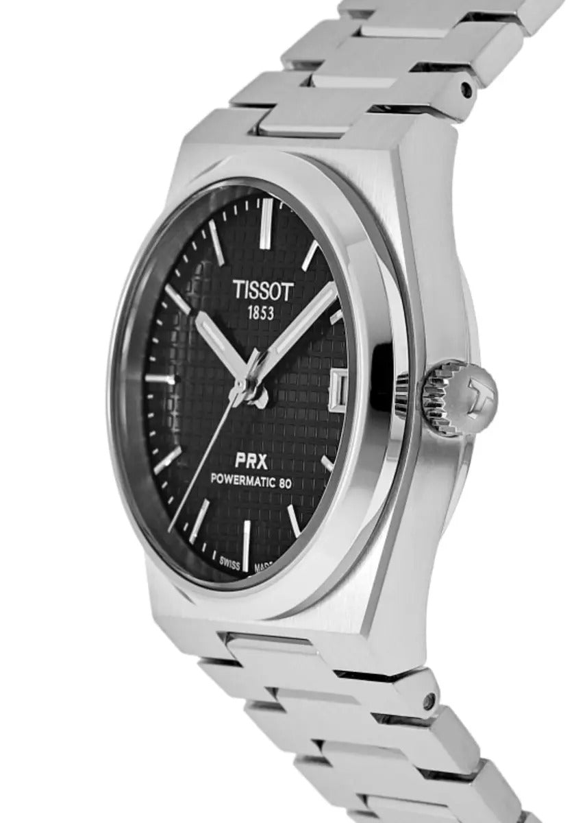 Tissot PRX Powermatic 80 35mm Black Dial Steel Unisex Watch