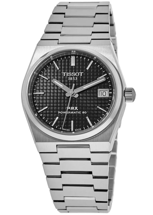 Tissot PRX Powermatic 80 35mm Black Dial Steel Unisex Watch
