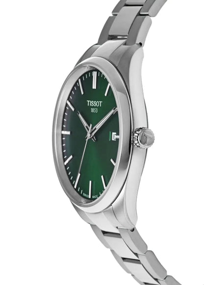Tissot PR 100 Quartz 34mm Green Dial Steel