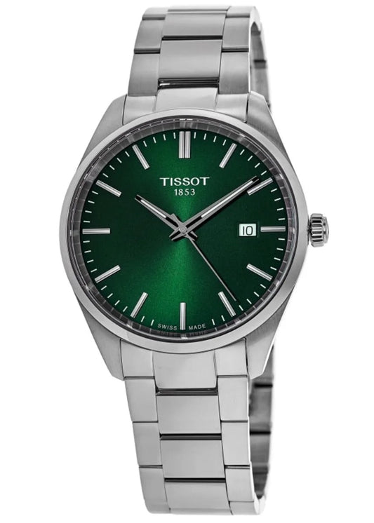 Tissot PR 100 Quartz 34mm Green Dial Steel Reloj de mujer