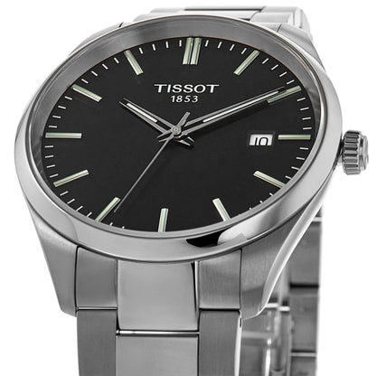 Tissot PR 100 Quartz Black Dial Stainless Steel