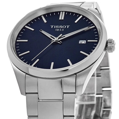Tissot PR 100 Quartz Blue Dial Stainless Steel
