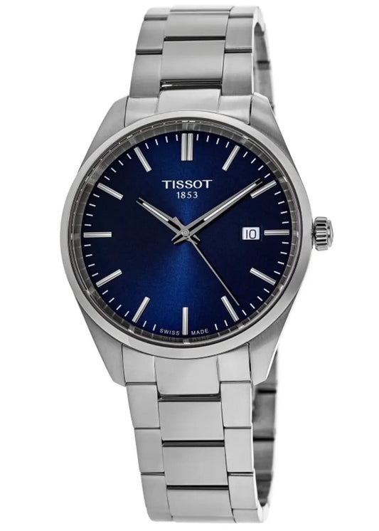 Tissot PR 100 Quartz Blue Dial Stainless Steel Reloj de hombre