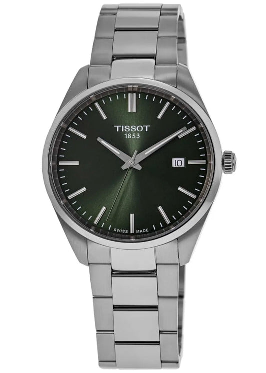 Tissot PR 100 Quartz Green Dial Stainless Steel Reloj de hombre