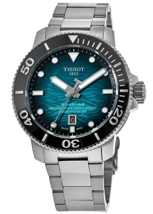 Tissot Seastar 2000 Professional  Automatic Blue Gradient Dial Steel Reloj de hombre