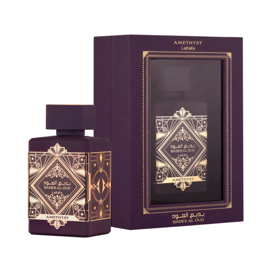 Bade'e Al Oud Amethyst Eau de Parfum Spray 100ml (3.4 oz) by Lattafa
